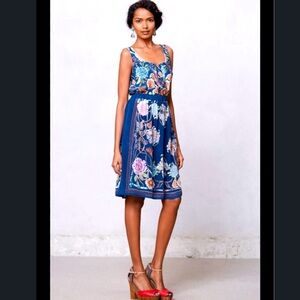 Anthropologie Moulinette Soeurs silk dress